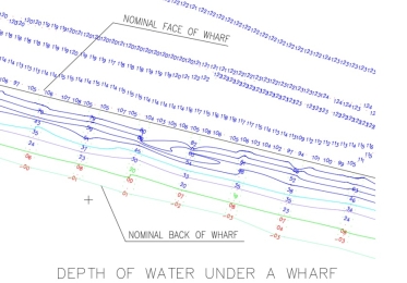 Example of under wharf mapping